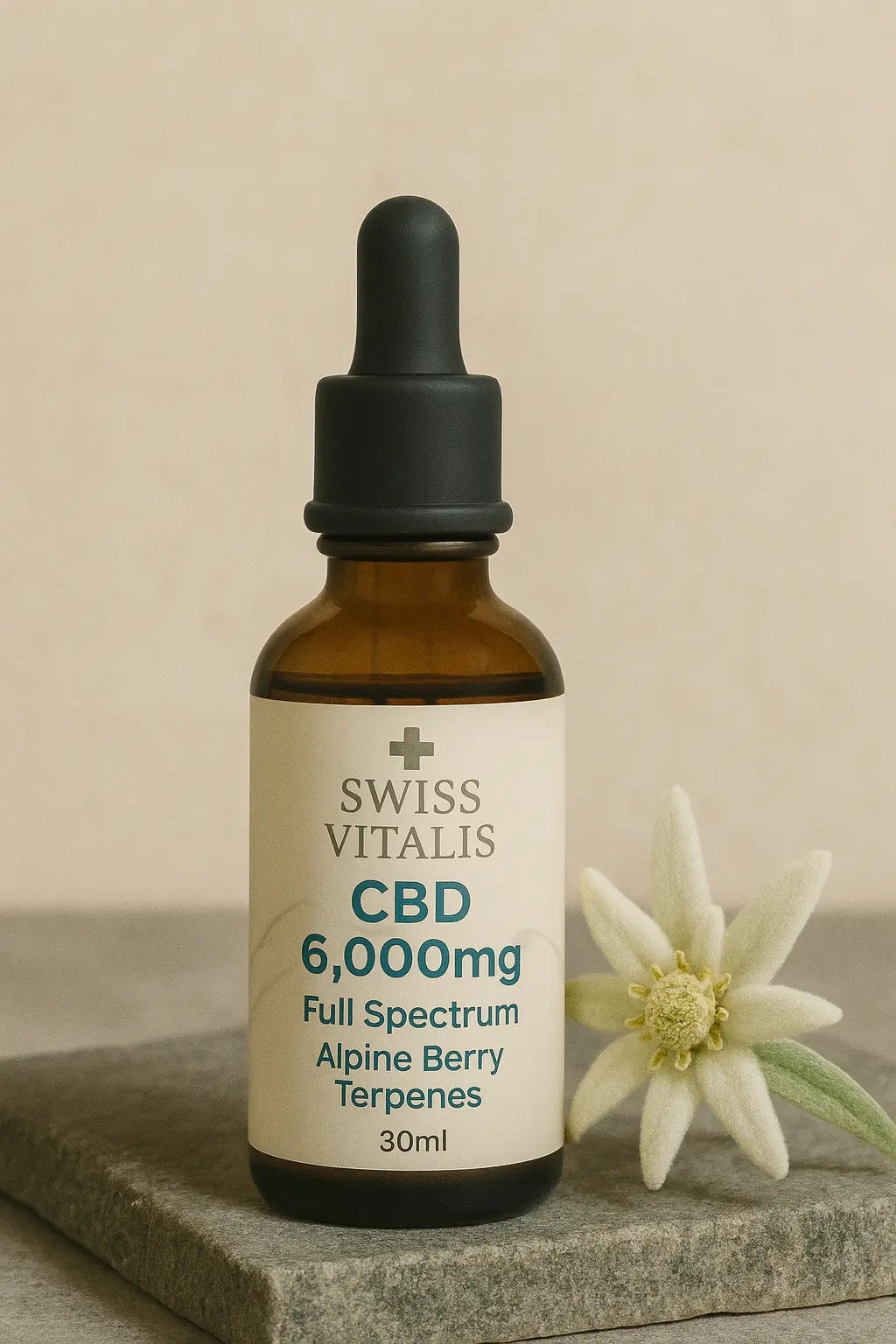 Swiss Vitalis CBD 6000mg – Full Spectrum Alpine Terpenes