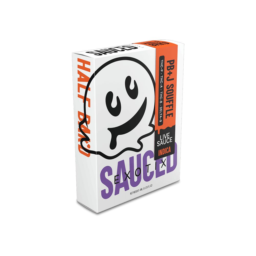Half Bak'd Sauce'd Exotix THCA Disposable Vape | 4g | 5ct Display