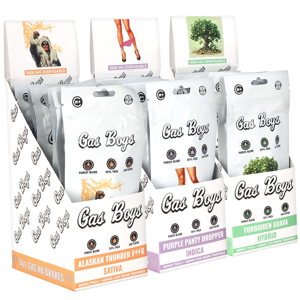 Gas Boys THCA Disposable Vape | 1g | 10ct Display